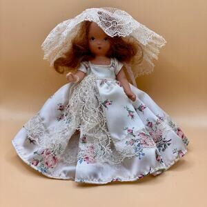 Vintage 50s Nancy Ann Storybook Doll 5.5" Maiden Bright and Gay #175 Plastic